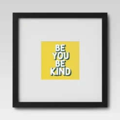 Set Of 9 Gallery Frame Set 10" X 10" Matted To 5" X 5" Black - Room Essentials™ -Room Essentials GUEST 193e0dd6 4c0e 4a37 a372 def94eceb680