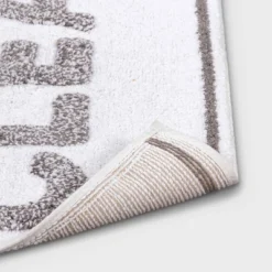 20"x30" Clean Tufted Bath Rug White/Gray - Room Essentials™ -Room Essentials GUEST 4660b03f a251 4093 8605 5ad921d0dd20