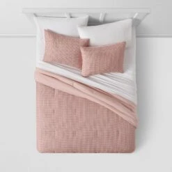 Strawberry Print Reversible Microfiber Comforter & Sheet Set Light Pink - Room Essentials™ -Room Essentials GUEST 7c03b5f8 10cd 4624 86bd 0b09f5bb4618