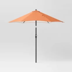 9'x9' Patio Market Umbrella - Black Pole - Room Essentials™ -Room Essentials GUEST a0569bfd e9d1 4b1b 82f7 723fa3b0290f