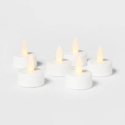 24ct Twist-Flame LED Tealight Candles (White) - Room Essentials™ 2 24ct Twist-Flame LED Tealight Candles (White) - Room Essentials™ - Image 2