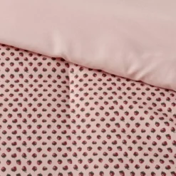 Strawberry Print Reversible Microfiber Comforter & Sheet Set Light Pink - Room Essentials™ -Room Essentials GUEST d7f522a7 3359 48e7 9f0b b954a45a3de0