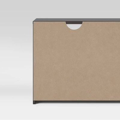 Storage TV Stand For TVs Up To 43" Black - Room Essentials™ 3 Storage TV Stand For TVs Up To 43" Black - Room Essentials™ - Image 3